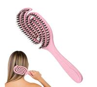 Curly Hair Hollowed-out Bristle Spiral Smoothing Styling Tool