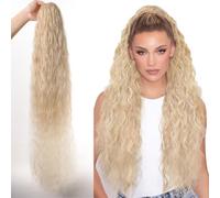 Curly Hair Piece Artificial Ponytail Extension Synthetic Wigs 90cm Styling Tool Synthetic Extension