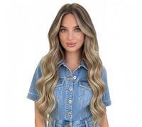 Curly Hair Piece - Natural Looking Wig, 18 Inches Clip In, Heat Resistant Synthetic with Invisible Claw Clip, Easy Wear Hair Extension, Perfect for Events Weddings Party and Everyday Use