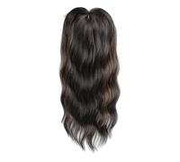 Curly Hairpiece - 18 Inch Long Natural Invisible Clips Heat Resistant Wig Add Volume with Synthetic Fibers Natural Looking Artificial Hair Clip | for Women Ladies