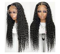 Curly Human Hair Wig 13x4 HD Lace Frontal Wig with Baby Hair 14-40 Inch Brazilian Remy Hair Deep Wave Lace Front Wigs for Women,13X4 frontal wig 150%-20inches