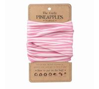 Curly Pineapple Headband for Women, Extra Wide Stretchy Sleep Scarf for Thick Curly and Coily Hair, Anti-Frizz Hair Wrap for Sleeping and Gym, Breathable Night Tube Scarf (Striped Pineapple)