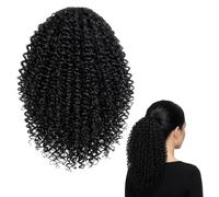 Curly Ponytail Extension Human Hair, Premium Human Hair Ponytail for Professional Styling, Natural-Looking Curly Ponytail Hair Extensions for Volume Enhancement