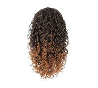 Curly Ponytail Wigs 14inch Synthetic Fiber Draw String Hair Extension Quick Hairstyle for Women Daily Wear Synthetic Fiber Hairpiece Long Curly