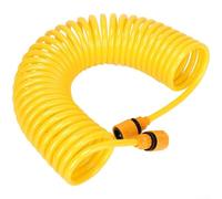 Curly Recoil Hose for Outdoor Watering Needs with Stable Flow Delivery and Resistance to Twists and Knots (15 meter)
