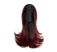 Curly Synthetic Fiber Hair Extensions Claw Clip Ponytail Hairpiece For Women Various Hairstyles Everyday Wear Claw Clip Ponytail