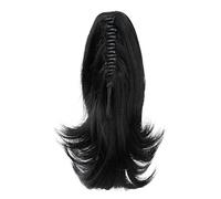 Curly Synthetic Fiber Hair Extensions Claw Clip Ponytail Hairpiece For Women Various Hairstyles Everyday Wear Claw Clip Ponytail