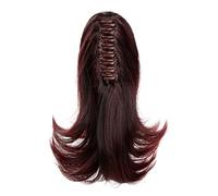 Curly Synthetic Fiber Hair Extensions Claw Clip Ponytail Hairpiece For Women Various Hairstyles Everyday Wear Claw Clip Ponytail