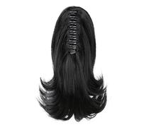 Curly Synthetic Fiber Hair Extensions Claw Clip Ponytail Hairpiece For Women Various Hairstyles Everyday Wear Claw Clip Ponytail
