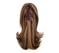 Curly Synthetic Fiber Hair Extensions Claw Clip Ponytail Hairpiece For Women Various Hairstyles Everyday Wear Claw Clip Ponytail
