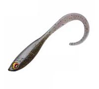 Curly Tail Bionic Bait - 12-Pack 2.5 Fish-Shaped Soft Lures Ultra-Realistic Action for Aggressive Bass Strikes(Gray)
