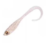 Curly Tail Bionic Bait - 12-Pack 2.5 Fish-Shaped Soft Lures Ultra-Realistic Action for Aggressive Bass Strikes(Light yellow)