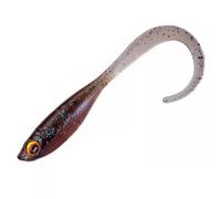 Curly Tail Bionic Bait - 12-Pack 2.5 Fish-Shaped Soft Lures Ultra-Realistic Action for Aggressive Bass Strikes(Brown 1)