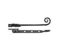 Curly Tail Casement Stay 8” (203.2mm) in Black Antique FF90A