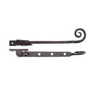 Curly Tail Casement Stay - 8" - Black