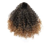 Curly Wavy Ponytail Wig, Elastic Drawstring Synthetic Hair Extension with Combs for Women, Easy Style Hair Accessory for Daily and Formal Wear, Match with Simple Ornaments, Ideal