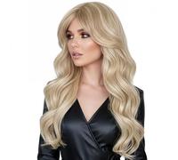 Curly Wig, Breathable 45 cm Wavy Wig with Invisible Hair Clips, Realistic Hair Clip, for Women, Work, Office, Student, Event, Wedding
