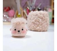 Curly Wool Loop Crochet Yarn Hand Woven Sweater Knitting Yarn for DIY Doll Hair Thread Cute Animal Toys Crafts Making Material(9)(18)