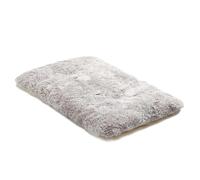 Curly Wool Sheepskin Pet Bed - 100% Genuine Natural Sheepskin for Cats and Dogs - Soft, Plush, Warm, Breathable, Durable, Odour-Resistant and Easy to Clean Luxury Pet Cushion - Small/Grey