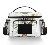 CURLYOOT Cute Koala on Branch Tactical Lunch Bag Large Insulated Lunch Box for Women Men, Leakproof Cooler Bag with Shoulder Strap, Lunchbox for Work Picnic Travel