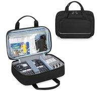 CURMIO Carrying Case Compatible with Brother P-Touch PT-D220, PT-D210 Label Maker, Storage Holder Organizer Bag for Label Printer, Label Tapes and Other Accessories, Bag Only