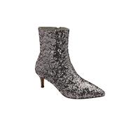 'Currans' Kitten Heel Ankle Boots Ravel Silver 3