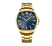 CURREN Men's Business Watch Simple Case Steel Gold Business Clock 8322