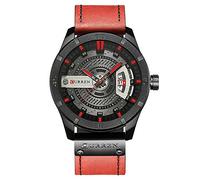 CURREN Mens Watches Leather Quartz Men Watch Sport Clock Male