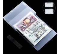 Currency Album 7×4 inch 100 Pockets Portable Banknotes Binder Holder