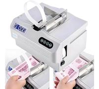 Currency Strapping Tool - Automatic Money Packing Bundling Machine with Paper Tape for Efficient Banknote Handling