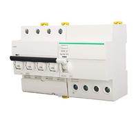 Current Circuit Breaker, Circuit Breaker Air Switch Leakage Protection AC400V 4P and N Fast Arc Extinguishing Horizontal Installation for Industrial Site Pushbutton Switches Automatic switch