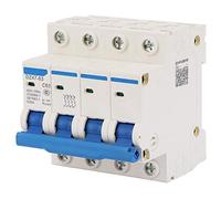 Current Circuit Breaker, Leakage Protection Stable 4P Leakage Circuit Breaker, DZ47-63 Manual Operation for Engineering Construction Household Decoration Automatic switch