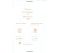 Current Developments in Mathematics 1998