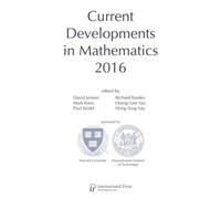 Current Developments in Mathematics, 2016