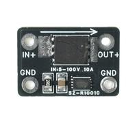 Current Direction Control Board 5V-100V, Ideal Diode Module with in OUT GND Labels for Battery Solar Wiring Use Electrical Isolator Current Router Battery Backfeed Solar Wiring Ideal Diode Board Pcb