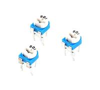Current limiting elements 10pcs RM065 Potentiometers Horizontal Trimpot Blue White Variable Adjustable Resistor 201 200R 200 ohm