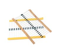 Current limiting elements 1100pcs 1/2W 1M Metal Film Resistor Assorted Kit 1R/2.2R/3.3R/4.7R/100R/100K/470K/10M/1M/2M ohms Metal Film Resistors Set Capacitor