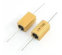 Current limiting elements 5W 75 Ohm axia-l Gold Tone Heatsink Aluminum Clad Resistor 2Pcs (5W 75 Ohm axia-l Gold Tone Heatsink Aluminum Clad Resistor 2Pcs