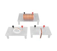 Current Magnetic Field Demonstrator Kit, Physics Teaching Instrument, Solenoid Coil Distribution Equipment with Transparent PVC Shell, Projectable Type for Classroom Experiments