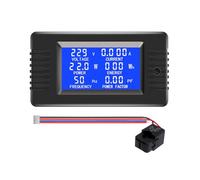 Current Meter Panel Gauge 80-260V LCD Display Multimeter Voltmeter Ammeter Current Power Energy Meter Maintenance Electrician Ammeter