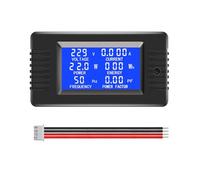 Current Meter Panel Gauge 80-260V LCD Display Multimeter Voltmeter Ammeter Current Power Energy Meter Maintenance Electrician Ammeter
