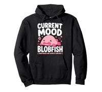 Current Mood Blobfish Unbothered Slightly Confused Pullover Hoodie