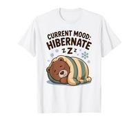 Current Mood Hibernate Cozy Bear Dreaming Winter Pajama T-Shirt