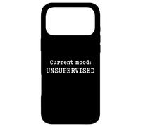Current Mood Humor for Introverts and Millennial Vibes Case for iPhone 17 Pro Max