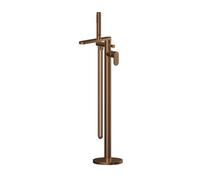 Current Round Freestanding Bath Shower Mixer Tap with Kit - Brushed Bronze - Balterley