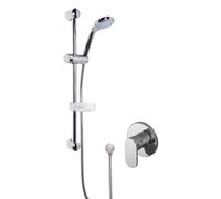 Current Shower Bundle Concealed Round Manual Valve & Multi Function Handset Slide Rail Kit - Chrome Balterley