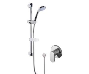 Current Shower Bundle Concealed Round Manual Valve & Multi Function Handset Slide Rail Kit - Chrome Balterley