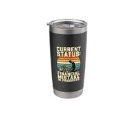 Current Status Financial Mistake in Progress Car Mechanic Stainless Steel Insulated Tumbler