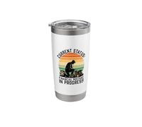 Current Status Financial Mistake in Progress Car Mechanic Stainless Steel Insulated Tumbler