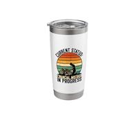 Current Status Financial Mistake in Progress Car Mechanic Stainless Steel Insulated Tumbler